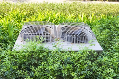Air Conditioning Units In The Garden