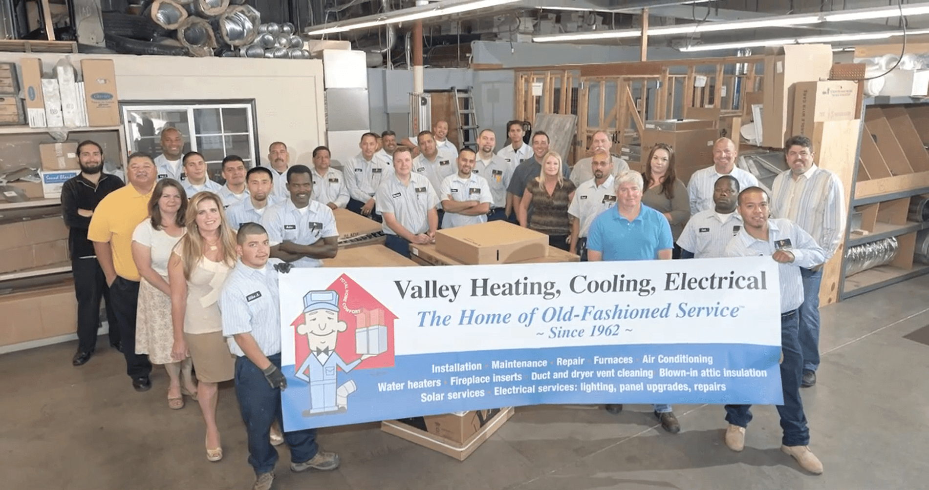 Valley Heating, Cooling, Electrical and Solar Team